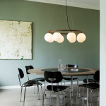 Miira 8 Circular Ljuskrona Dark Bronze/Opal White Miira 8 Circular Ljuskrona Dark Bronze/Opal White