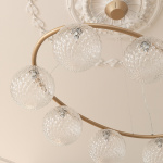 Miira 8 Oval Ljuskrona Brass/Optic Clear Miira 8 Oval Ljuskrona Brass/Optic Clear