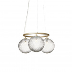 Miira 3 Circular Ljuskrona Brass/Optic Clear Miira 3 Circular Ljuskrona Brass/Optic Clear