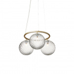 Miira 3 Circular Ljuskrona Brass/Optic Clear Miira 3 Circular Ljuskrona Brass/Optic Clear