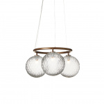 Miira 3 Circular Ljuskrona Dark Bronze/Optic Clear Miira 3 Circular Ljuskrona Dark Bronze/Optic Clear
