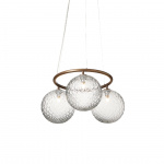 Miira 3 Circular Ljuskrona Dark Bronze/Optic Clear Miira 3 Circular Ljuskrona Dark Bronze/Optic Clear