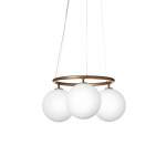 Miira 3 Circular Ljuskrona Dark Bronze/Opal White Miira 3 Circular Ljuskrona Dark Bronze/Opal White