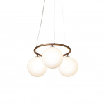 Miira 3 Circular Ljuskrona Dark Bronze/Opal White Miira 3 Circular Ljuskrona Dark Bronze/Opal White