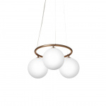 Miira 3 Circular Ljuskrona Dark Bronze/Opal White Miira 3 Circular Ljuskrona Dark Bronze/Opal White