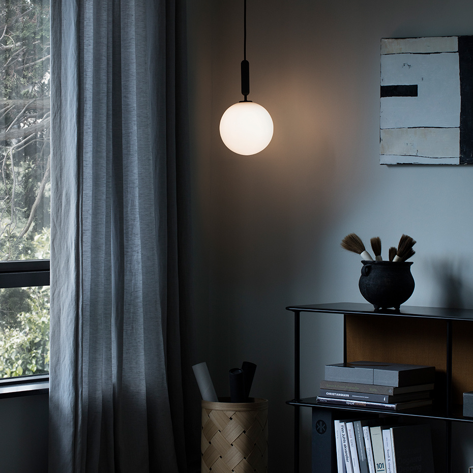 Miira 1 Pendel Large Rock Grey/Opal White