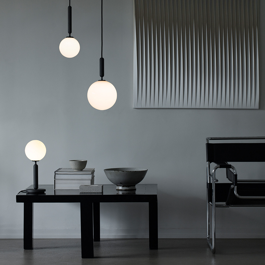 Miira 1 Pendel Large Rock Grey/Opal White