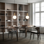 Miira 1 Pendel Large Brass/Opal White Miira 1 Pendel Large Brass/Opal White