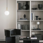 Miira 1 Pendel Large Brass/Opal White Miira 1 Pendel Large Brass/Opal White