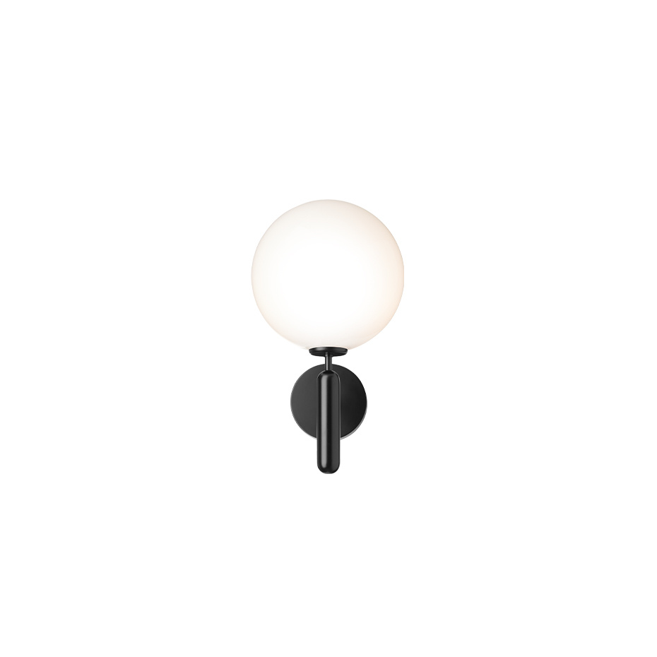 Miira Vägglampa Outdoor Black/Opal White IP54