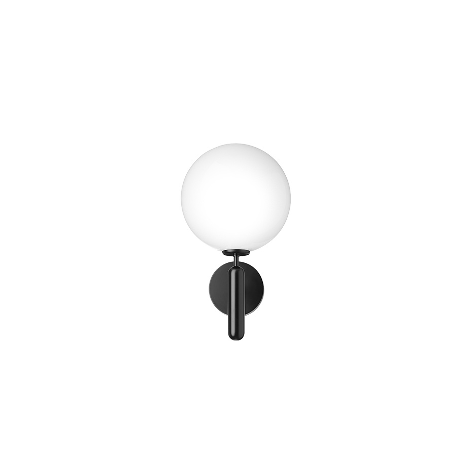 Miira Vägglampa Outdoor Black/Opal White IP54