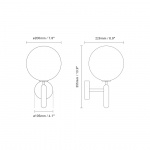 Miira Vägglampa Outdoor Black/Opal White IP54 Miira Vägglampa Outdoor Black/Opal White IP54