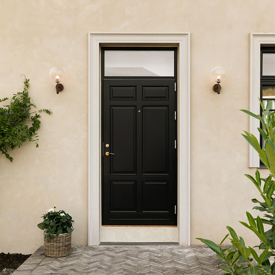 Miira Vägglampa Outdoor Dark Bronze/Optic Clear IP54