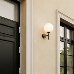Miira Vägglampa Outdoor Dark Bronze/Opal White IP54 Miira Vägglampa Outdoor Dark Bronze/Opal White IP54