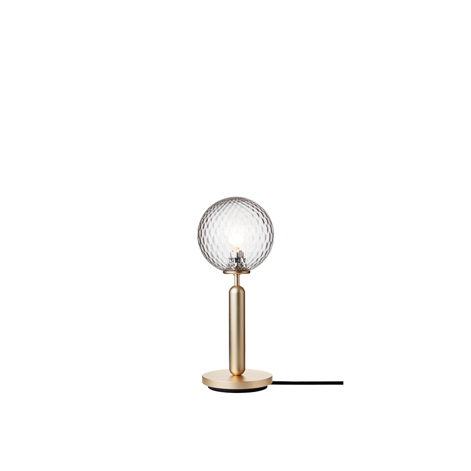 Miira Bordslampa Brass/Optic Clear