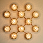 Liila 12 Tak/Vägg Nordic Gold/Optic Clear Liila 12 Tak/Vägg Nordic Gold/Optic Clear