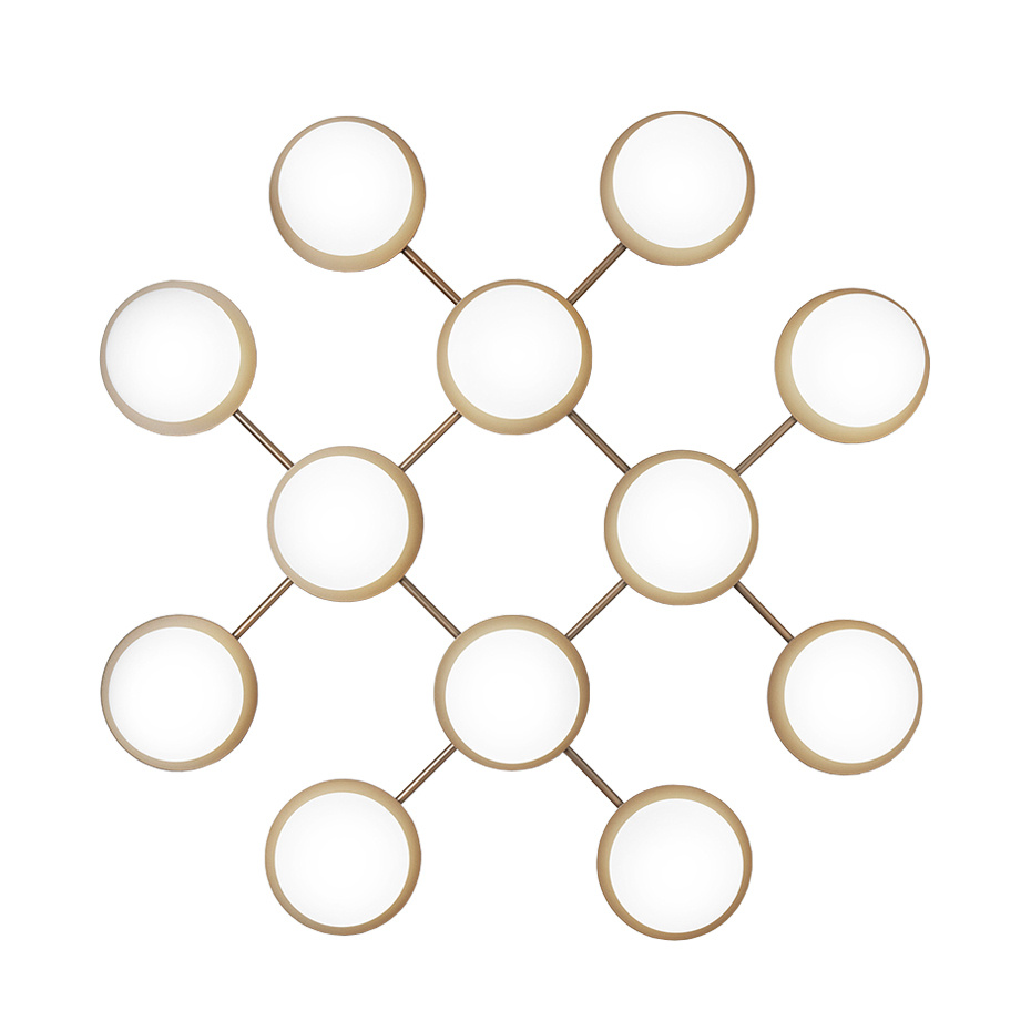 Liila 12 Tak/Vägg Nordic Gold/Opal White