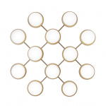 Liila 12 Tak/Vägg Nordic Gold/Opal White Liila 12 Tak/Vägg Nordic Gold/Opal White