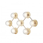 Liila 7 Tak/Vägg Nordic Gold/Optic Clear Liila 7 Tak/Vägg Nordic Gold/Optic Clear