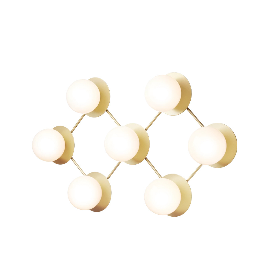 Liila 7 Tak/Vägg Nordic Gold/Opal White