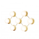 Liila 7 Tak/Vägg Nordic Gold/Opal White Liila 7 Tak/Vägg Nordic Gold/Opal White