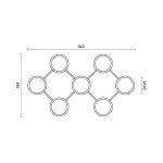 Liila 7 Tak/Vägg Nordic Gold/Opal White Liila 7 Tak/Vägg Nordic Gold/Opal White