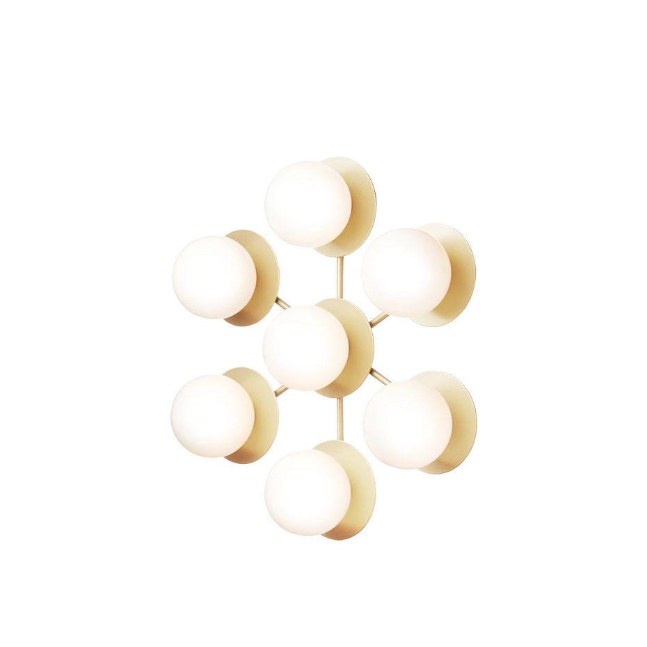 Liila Star Tak/Vägg Nordic Gold/Opal White