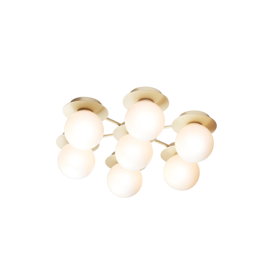 Liila Star Tak/Vägg Nordic Gold/Opal White