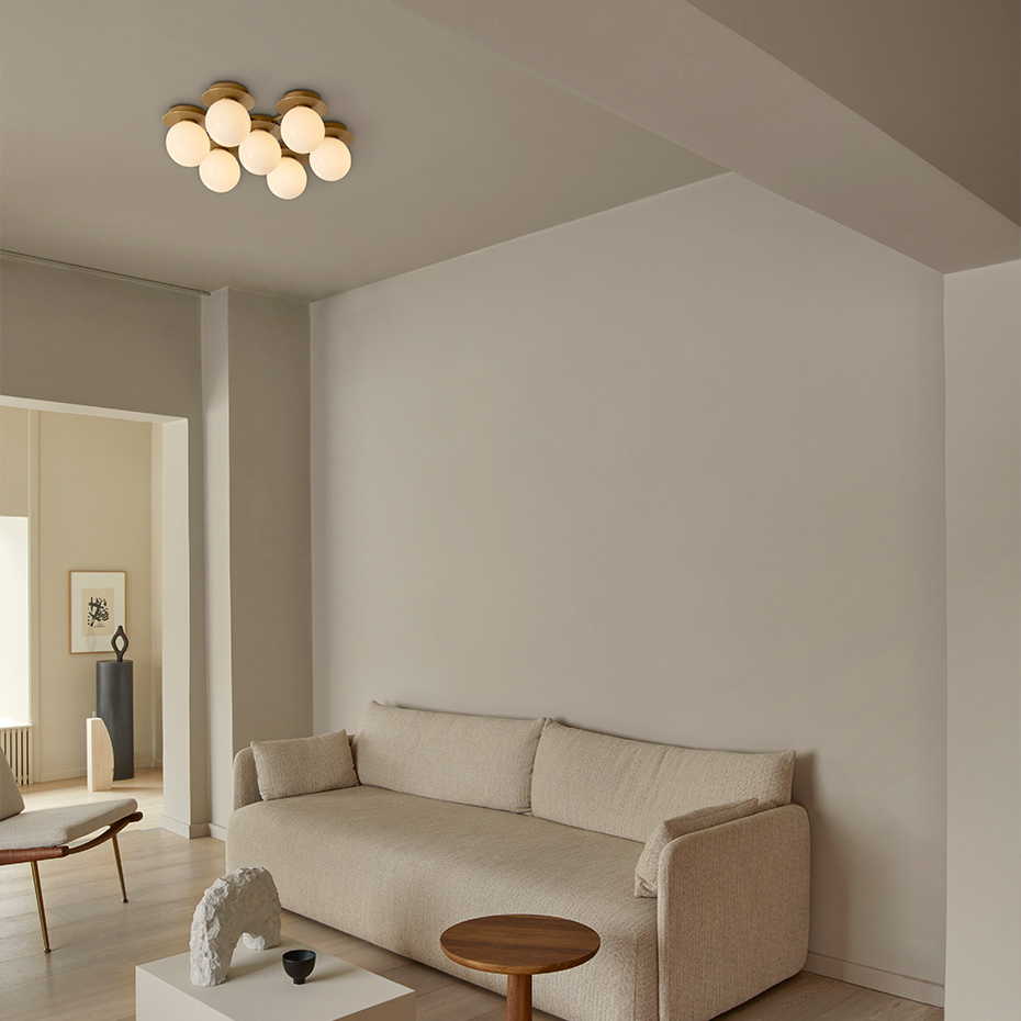 Liila Star Tak/Vägg Nordic Gold/Opal White