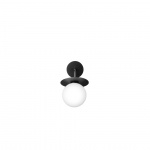 Liila Vägglampa Outdoor Black/Opal White IP54 Liila Vägglampa Outdoor Black/Opal White IP54