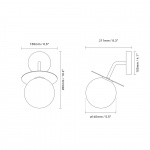 Liila Vägglampa Outdoor Black/Optic Clear IP54 Liila Vägglampa Outdoor Black/Optic Clear IP54