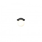 Liila 1 Tak/Vägg Medium Black/Opal White IP44 Liila 1 Tak/Vägg Medium Black/Opal White IP44