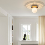 Liila 1 Tak/Vägg Large Black/Opal White IP44 Liila 1 Tak/Vägg Large Black/Opal White IP44