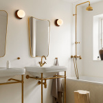 Liila 1 Tak/Vägg Medium Dark Bronze/Opal White IP44 Liila 1 Tak/Vägg Medium Dark Bronze/Opal White IP44