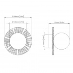 Liila Muuse Tak/Vägg Small Nordic Gold/Opal White IP44 Liila Muuse Tak/Vägg Small Nordic Gold/Opal White IP44