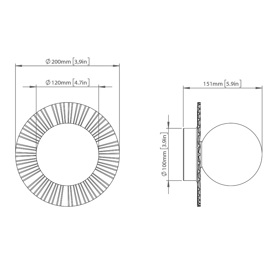 Liila Muuse Tak/Vägg Small White/Opal White IP44