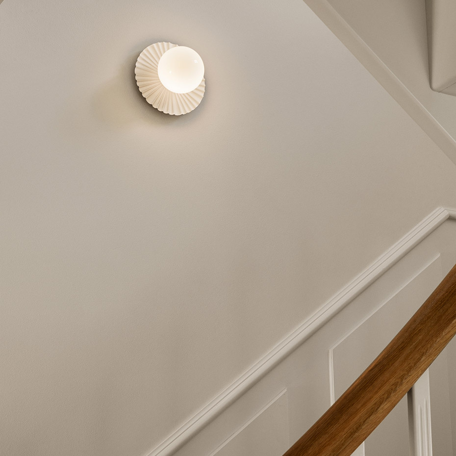 Liila Muuse Tak/Vägg Small White/Opal White IP44