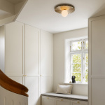 Liila Muuse Tak/Vägg Medium Nordic Gold/Opal White IP44 Liila Muuse Tak/Vägg Medium Nordic Gold/Opal White IP44