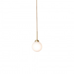 Apiales 1 Pendel Brushed Brass/Opal White Apiales 1 Pendel Brushed Brass/Opal White