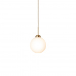 Apiales 1 Pendel Large Brushed Brass/Opal White Apiales 1 Pendel Large Brushed Brass/Opal White