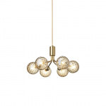 Apiales 6 Ljuskrona Brushed Brass/Optic Gold Apiales 6 Ljuskrona Brushed Brass/Optic Gold