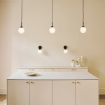 Apiales Vägglampa Satin Black/Opal White Apiales Vägglampa Satin Black/Opal White