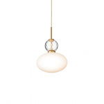 Rizzatto 32 Pendel Satin Brass/Opal White Rizzatto 32 Pendel Satin Brass/Opal White