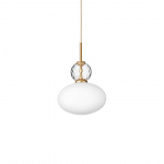 Rizzatto 32 Pendel Satin Brass/Opal White Rizzatto 32 Pendel Satin Brass/Opal White