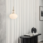 Rizzatto 32 Pendel Satin Brass/Opal White Rizzatto 32 Pendel Satin Brass/Opal White