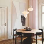 Rizzatto 43 Pendel Satin Brass/Opal White Rizzatto 43 Pendel Satin Brass/Opal White