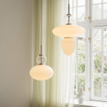 Rizzatto 43 Pendel Satin Silver/Opal White Rizzatto 43 Pendel Satin Silver/Opal White