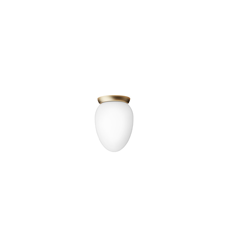 Rizzatto 171 Plafond Satin Brass/Opal White