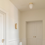 Rizzatto 171 Plafond Satin Brass/Opal White Rizzatto 171 Plafond Satin Brass/Opal White