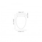 Rizzatto 171 Plafond Satin Brass/Opal White Rizzatto 171 Plafond Satin Brass/Opal White